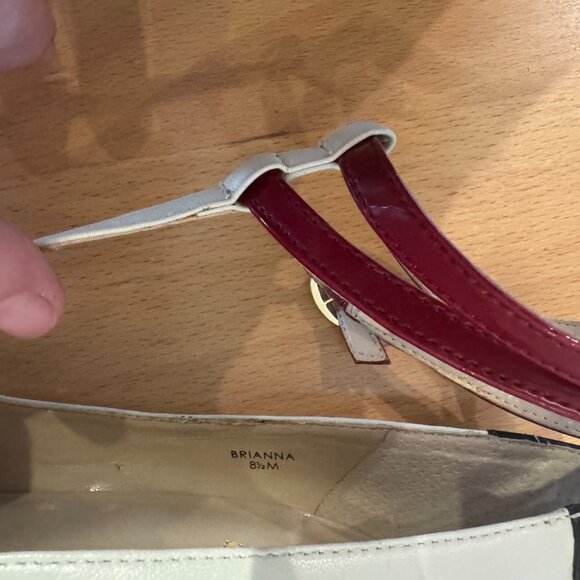 Tahari Brianna T-Strap Spectator Heels - sz 8.5 - Picture 3 of 7